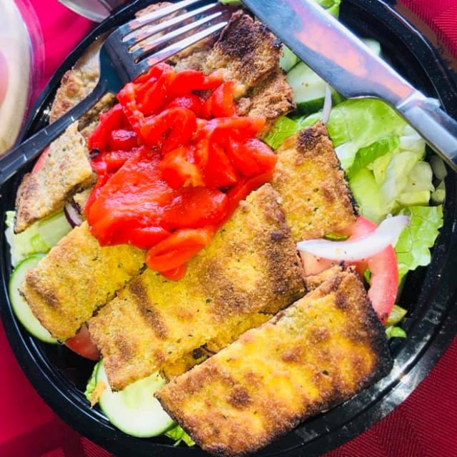 Eggplant Provolone Salad.