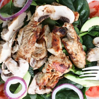Spinach and Avocado Salad